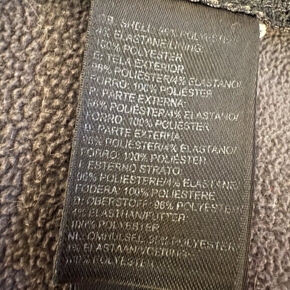 The North Face Gray & Black Apex Softshell Full-Zip Jacket Men's Size L - Picture 5 of 7